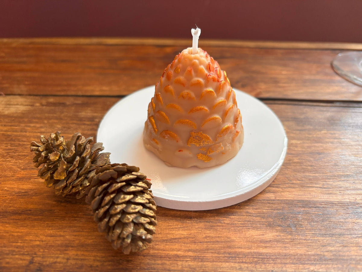 Pine Cone Christmas Scented Candle