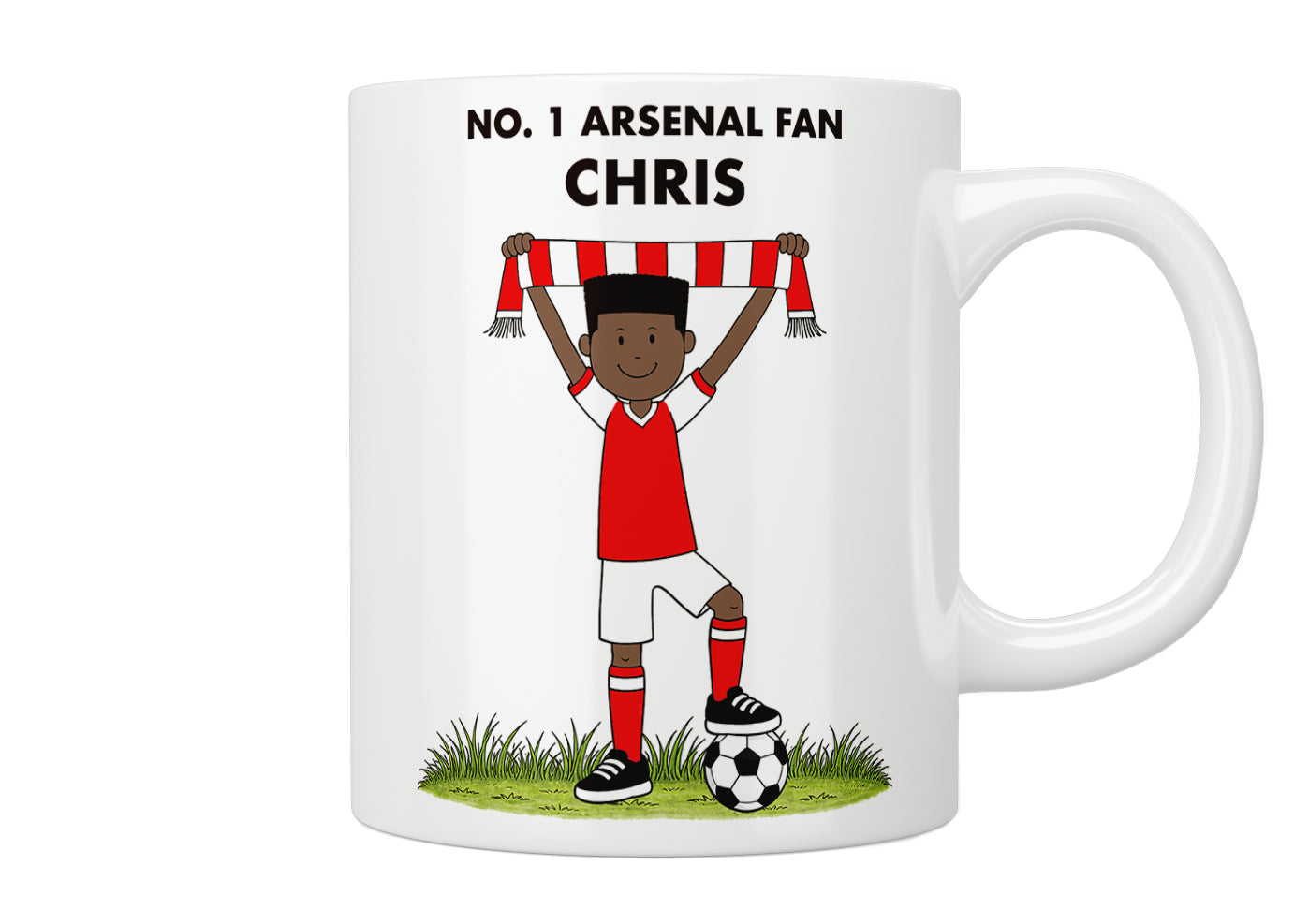 Personalised No. 1 Arsenal Mug