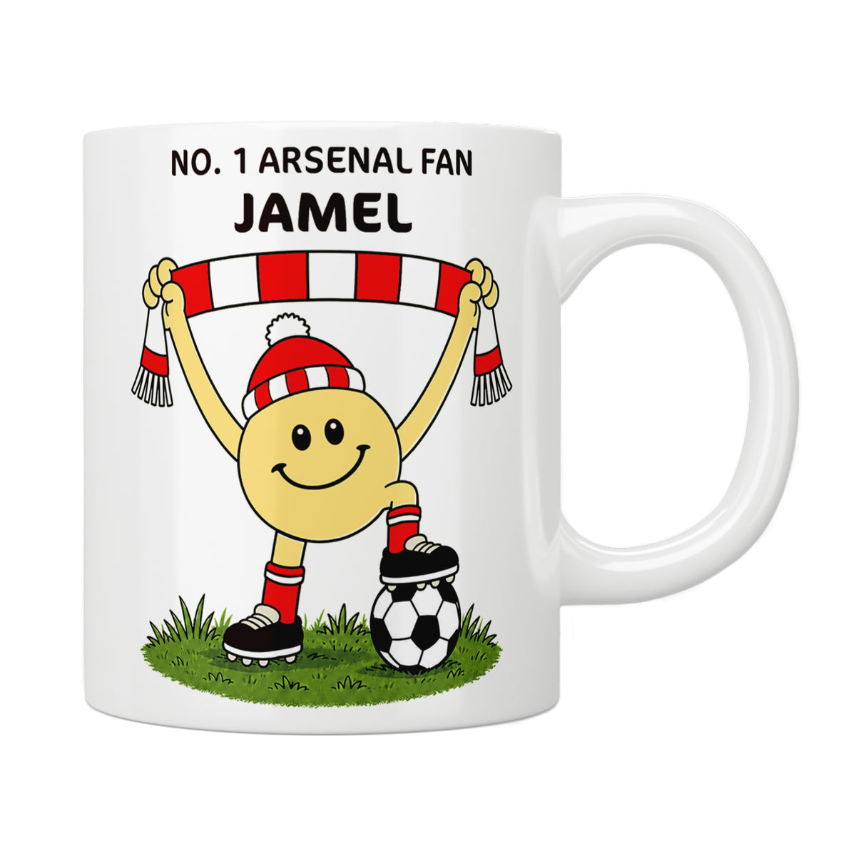 Personalised No. 1 Arsenal Fan Mug