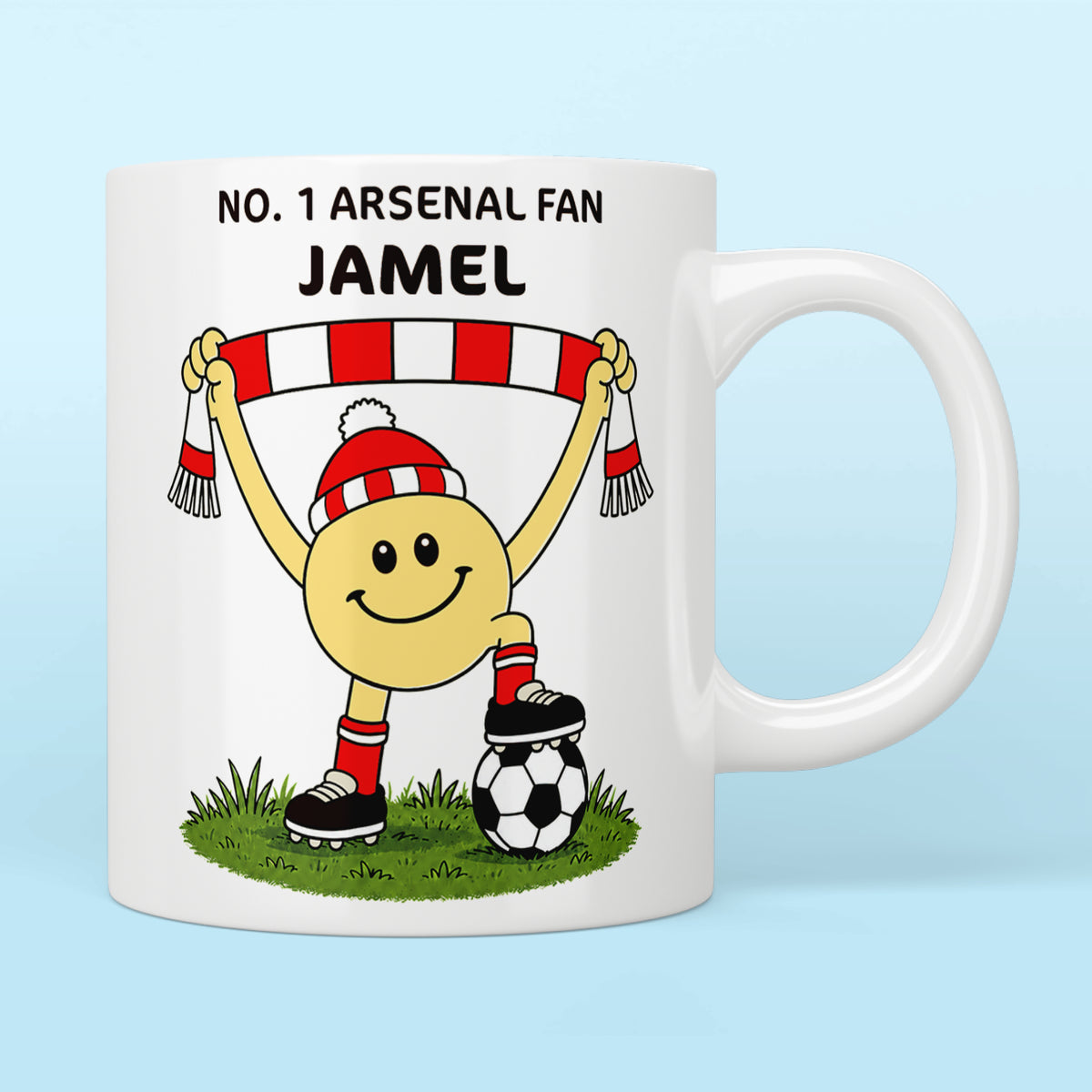 Personalised No. 1 Arsenal Fan Mug
