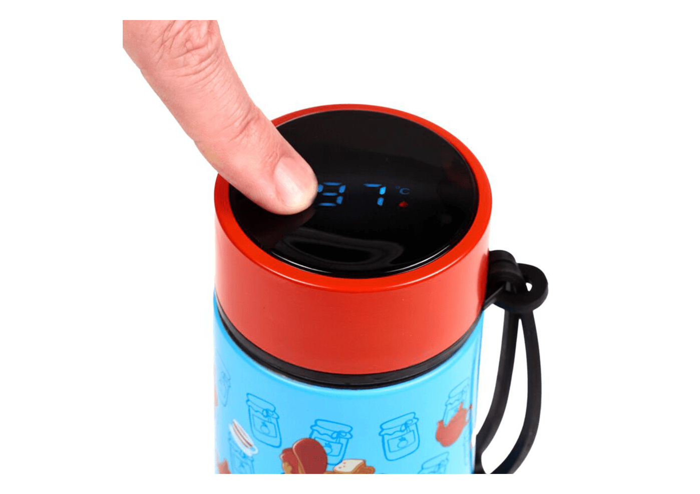 Paddington Bear Hot & Cold Digital Thermometer Bottle