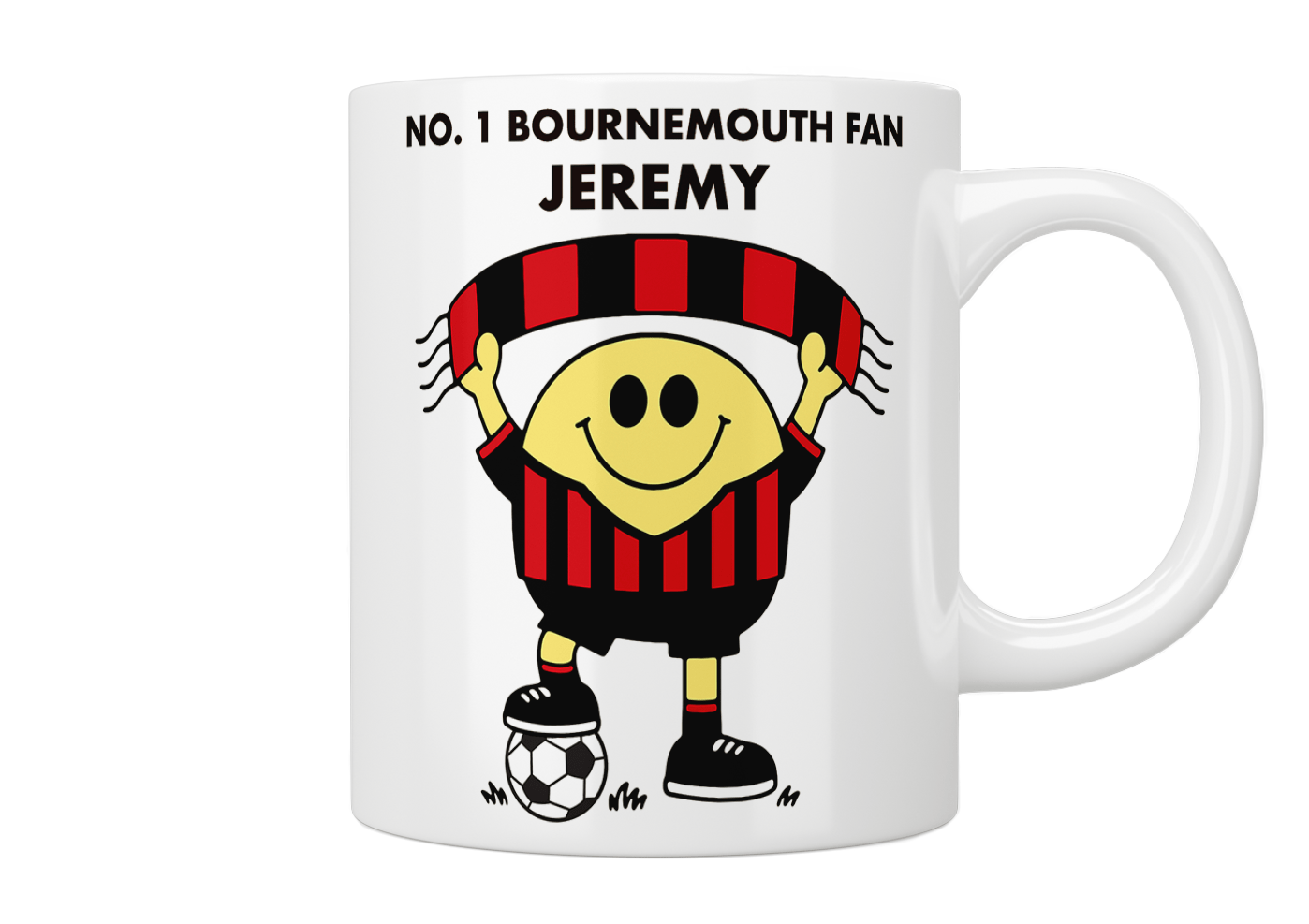 Personalised No. 1 Bournemouth Fan Mug