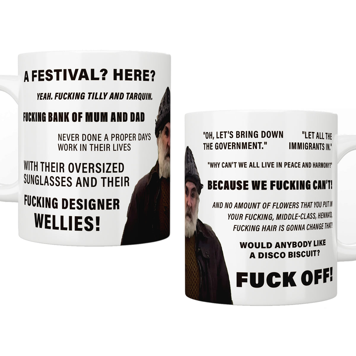 Brassic Farmer Jim Festival Rant Mug