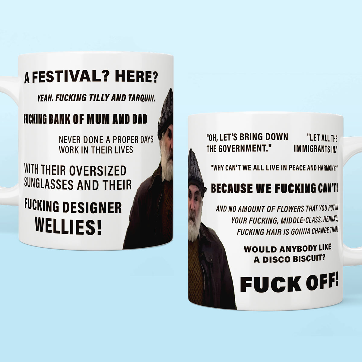 Brassic Farmer Jim Festival Rant Mug