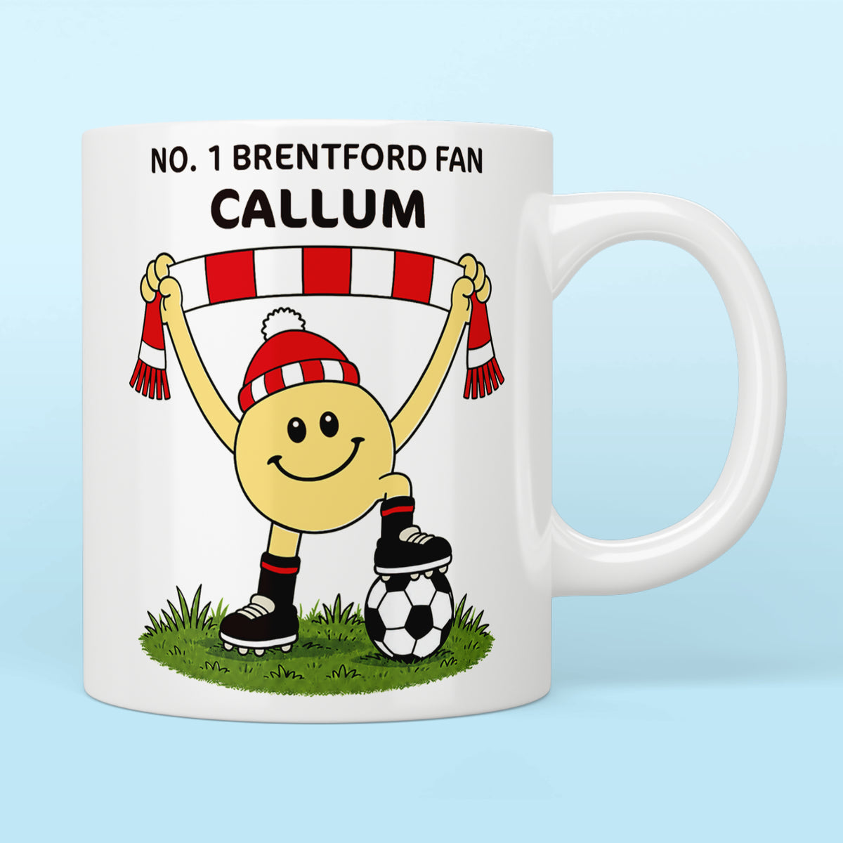 Personalised No. 1 Brentford Fan Mug