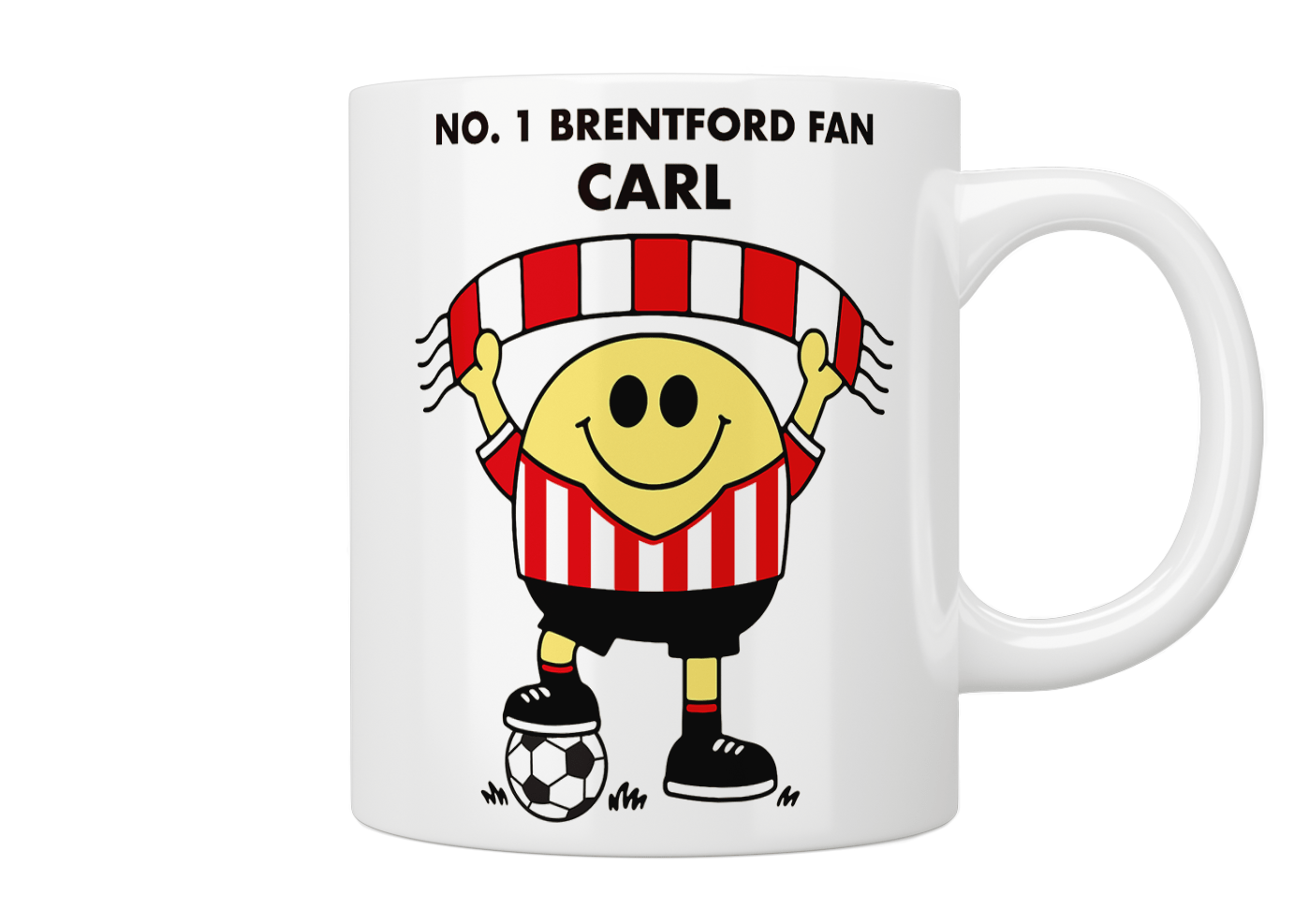 Personalised No. 1 Brentford Fan Mug