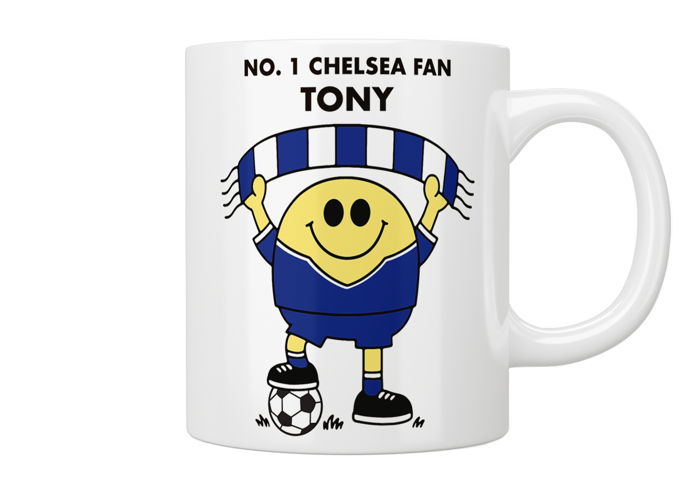 Personalised No. 1 Chelsea Fan Mug