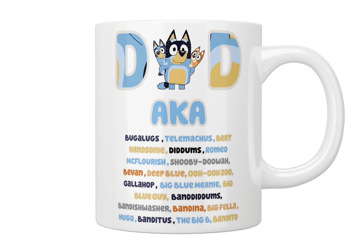 Bluey DAD - AKA... Nickname Mug