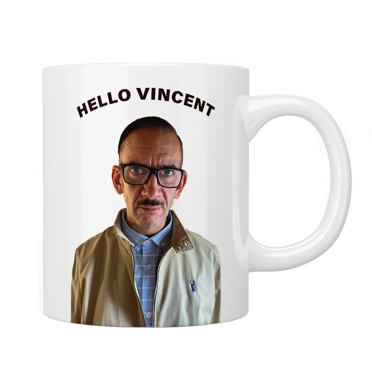 Davey MacDonagh “Hello Vincent” Brassic Mug
