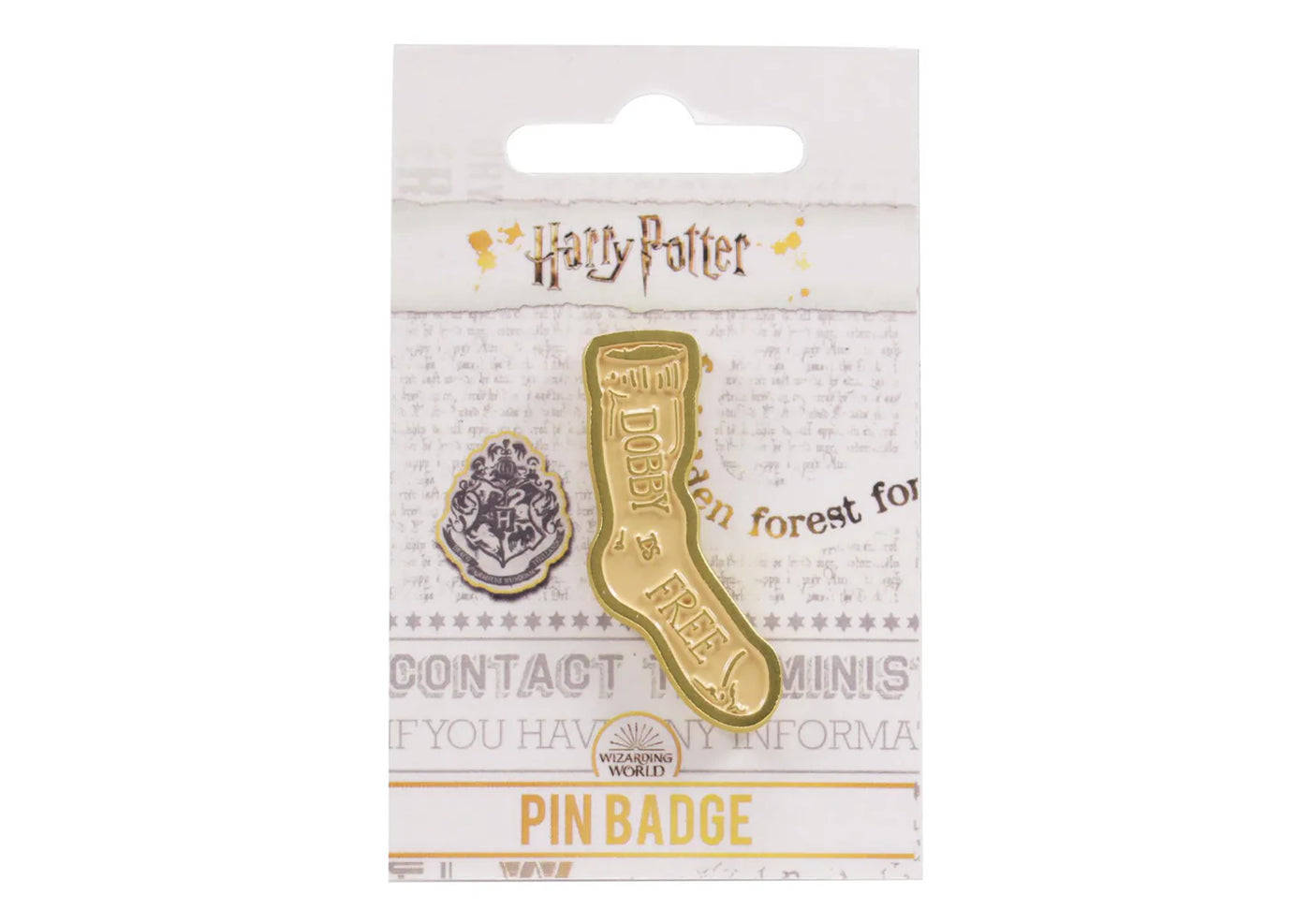 Harry Potter (Dobby Sock) Pin Badge