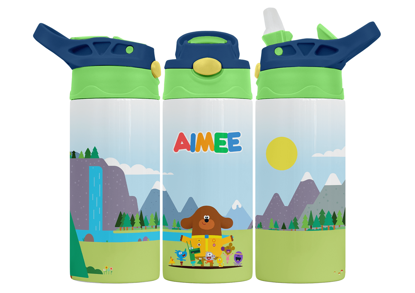 Personalised Hey Duggee 350ml Bottle