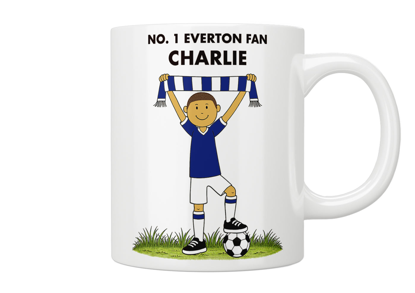 Personalised No. 1 Everton Fan Mug