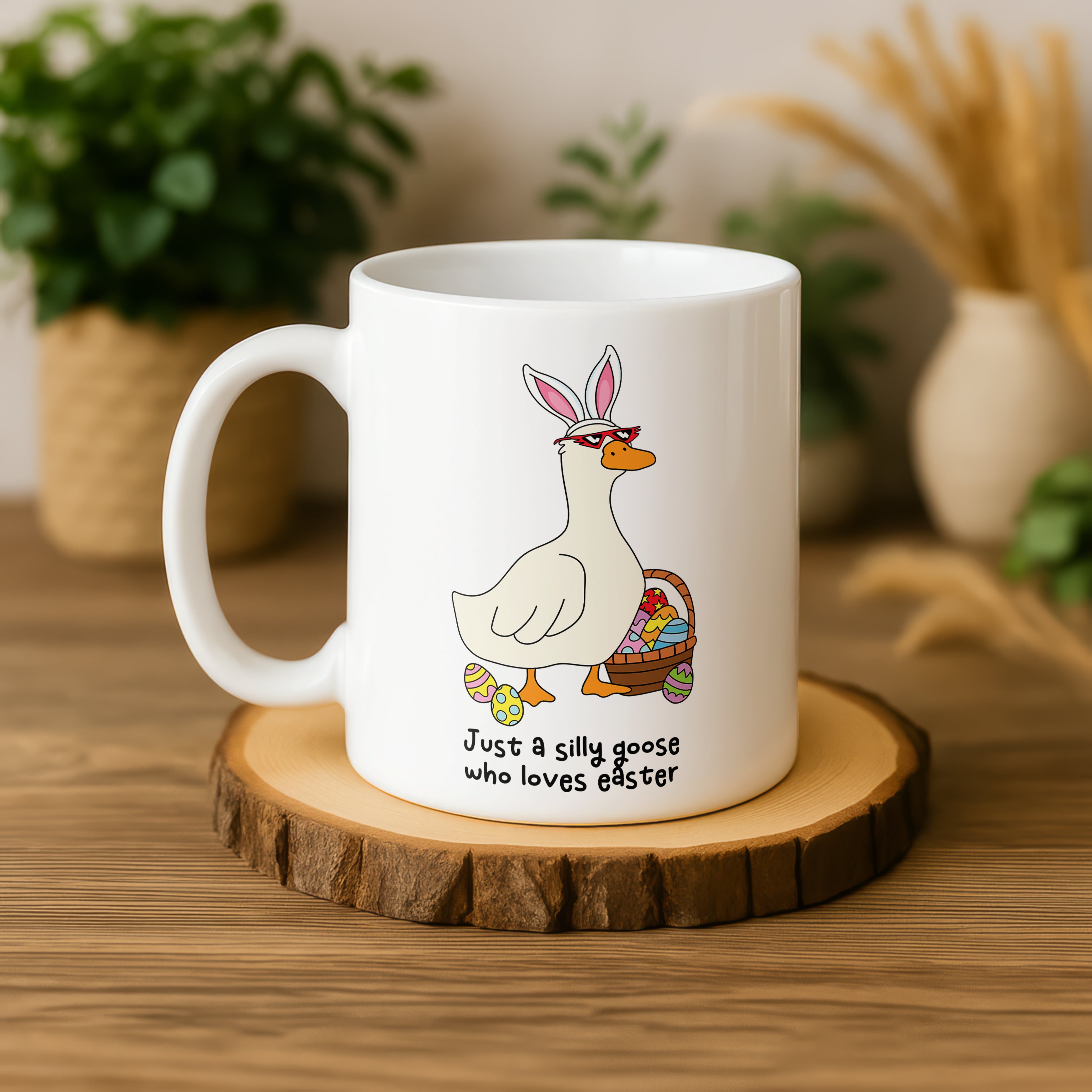 Silly Goose Easter Mug