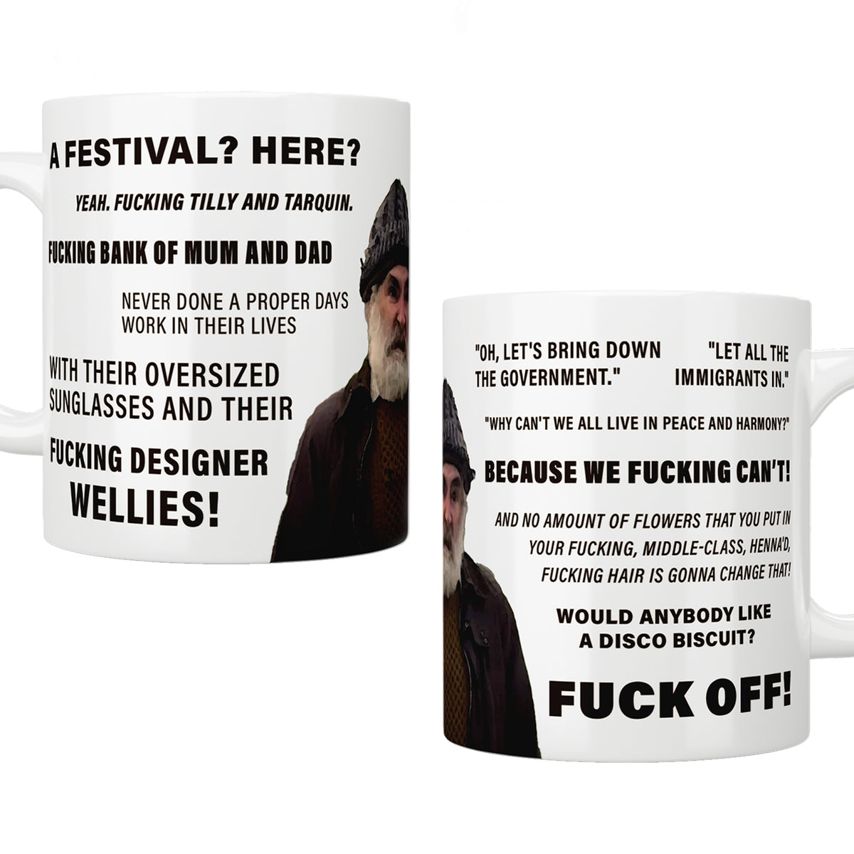Brassic Farmer Jim Festival Rant Mug