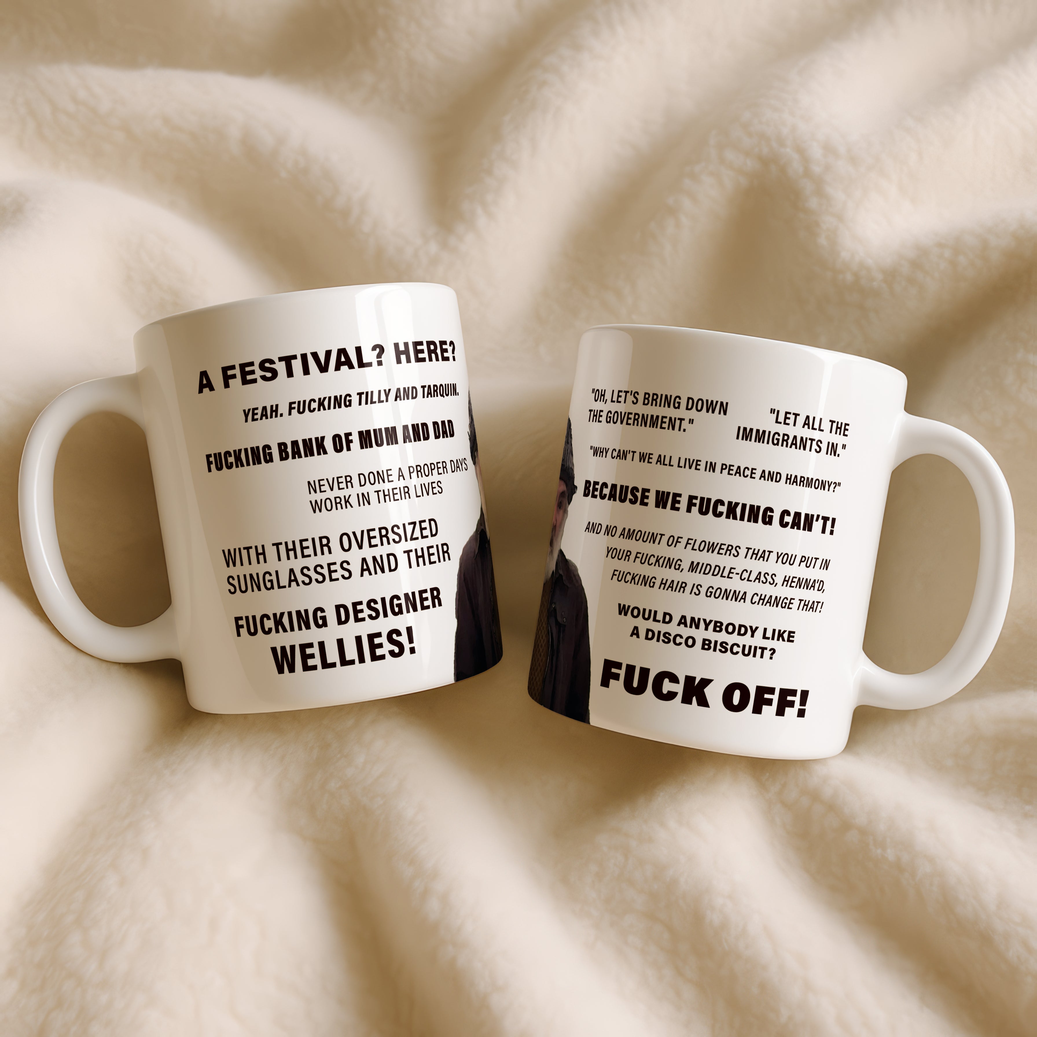 Brassic Farmer Jim Festival Rant Mug