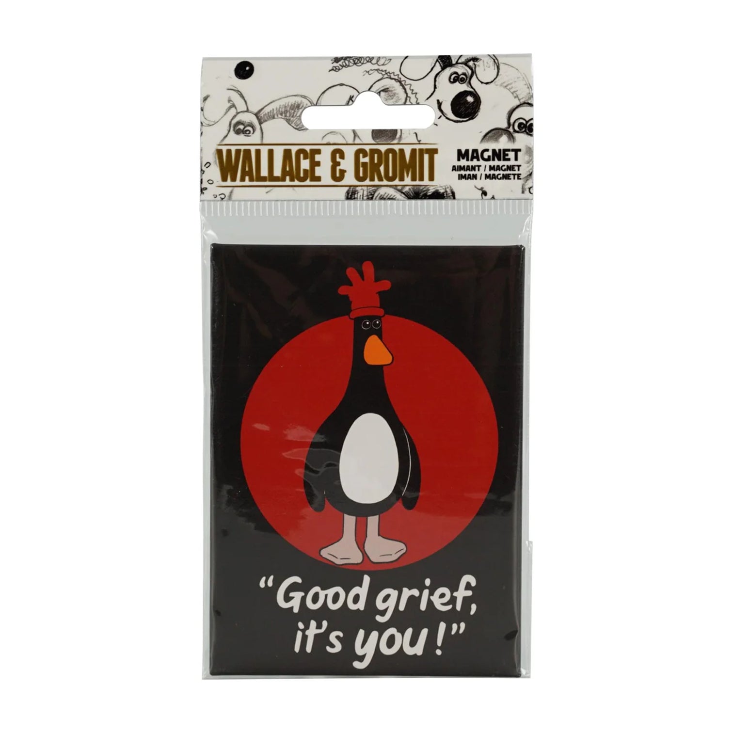 Wallace & Gromit Feather's Mcgaw (It's You) Magnet