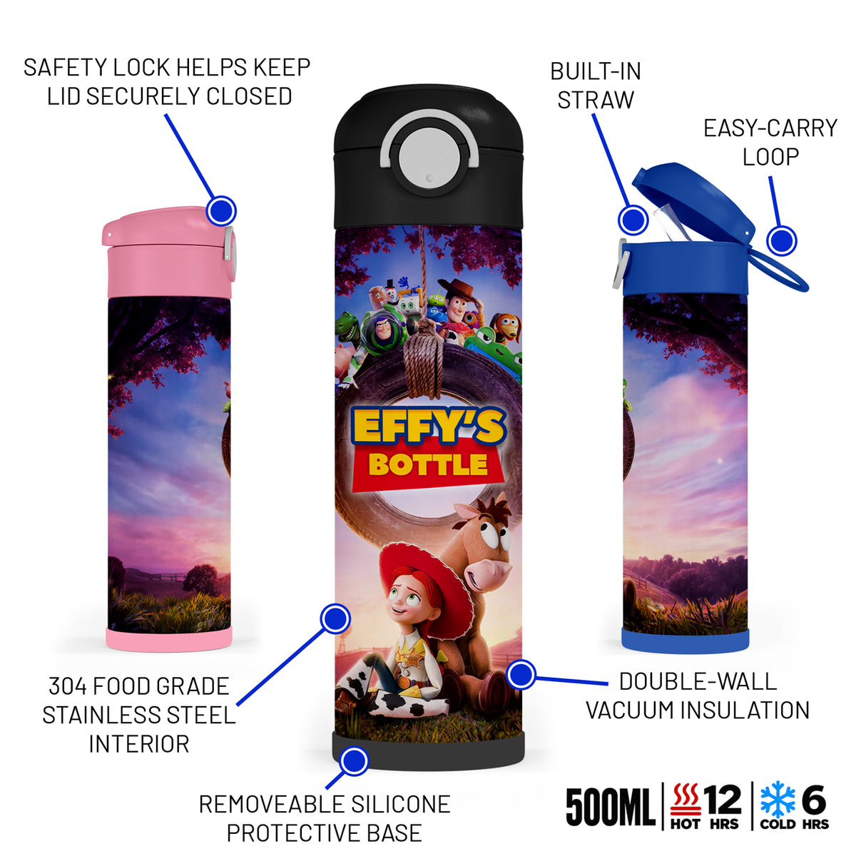 Personalised Toy Story Water Bottle