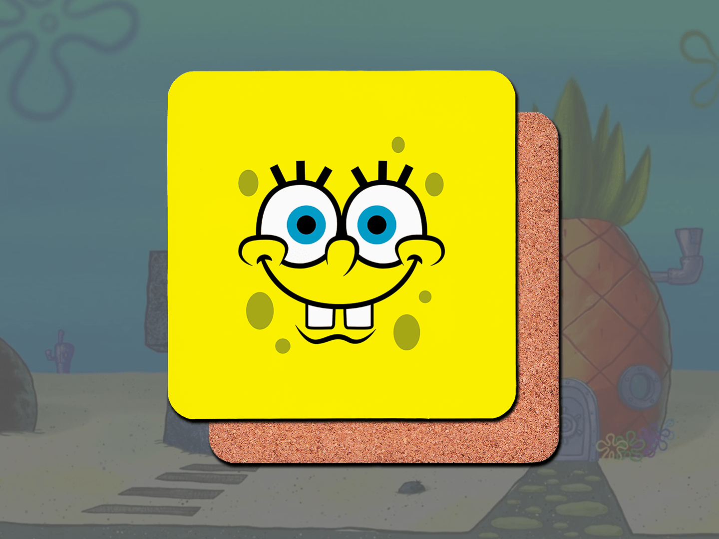 Set of 4 SpongeBob SquarePants coasters - Jazzy Giraffe Coaster