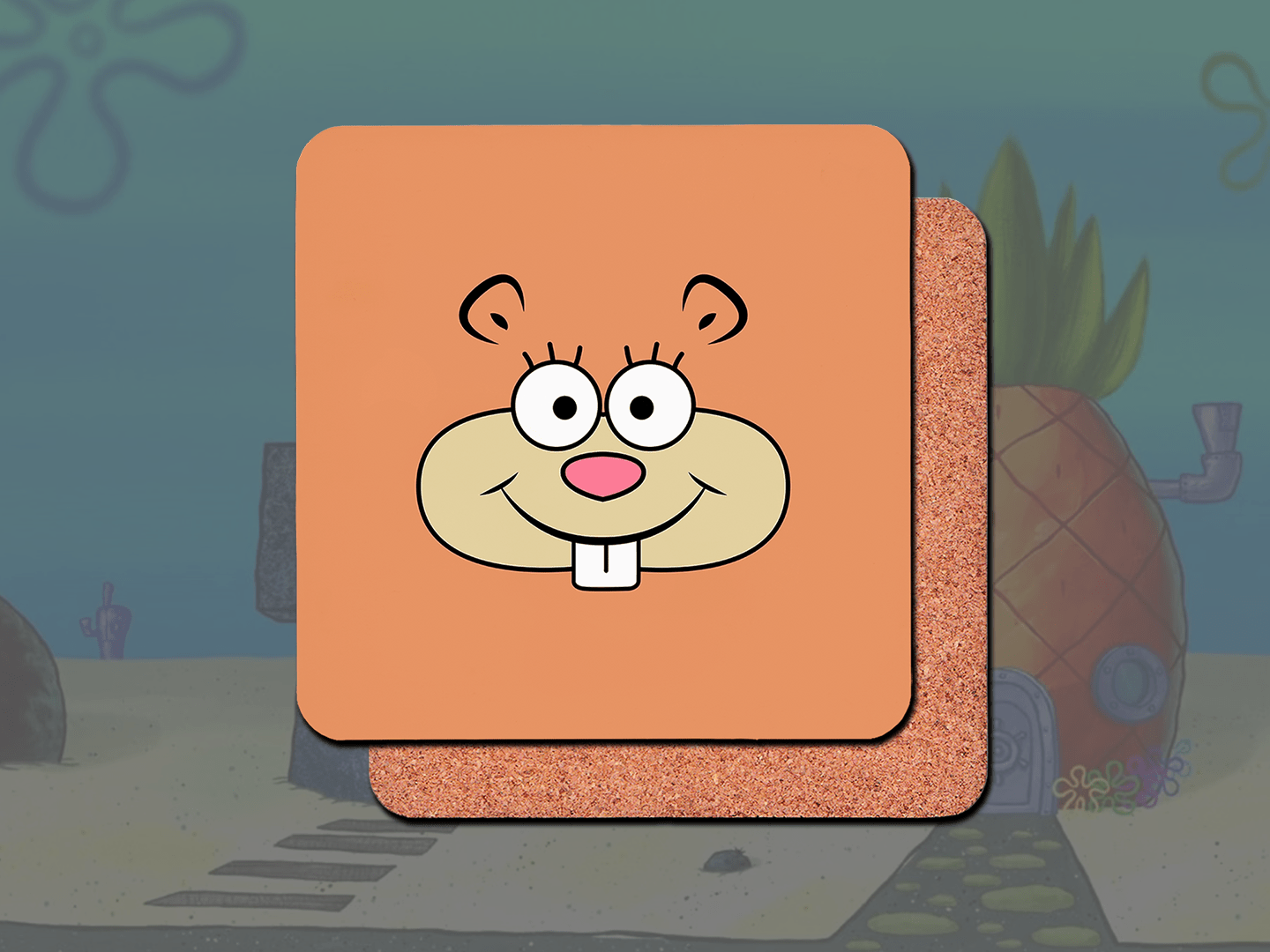 Set of 6 SpongeBob SquarePants coasters - Jazzy Giraffe Coaster