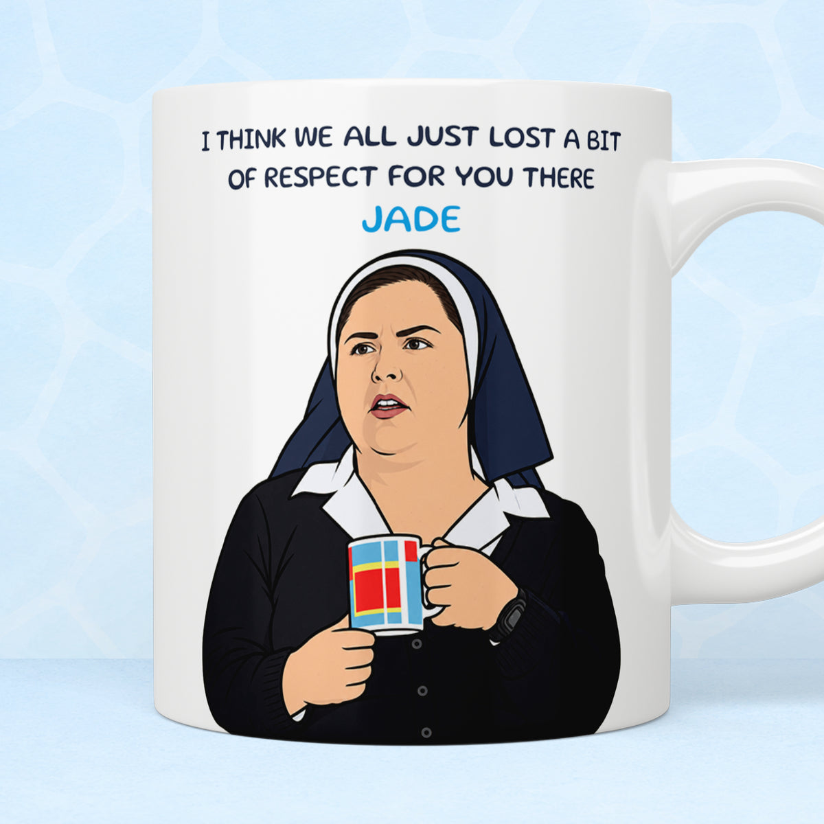 Personalised Derry Girls Sister Michael "Lost Respect" Mug