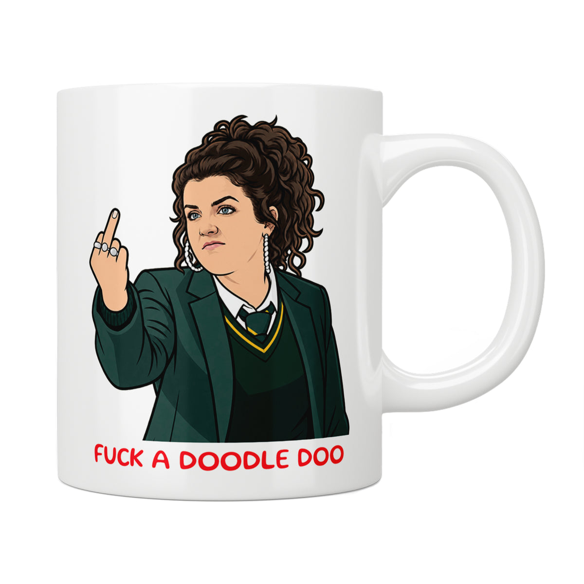 Derry Girls Michelle "Fuck A Doodle Doo" Mug