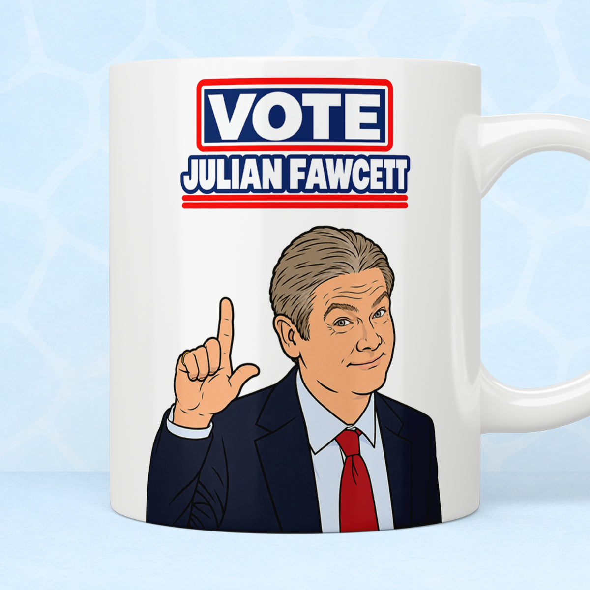 Ghosts Vote Julian Fawcett Mug