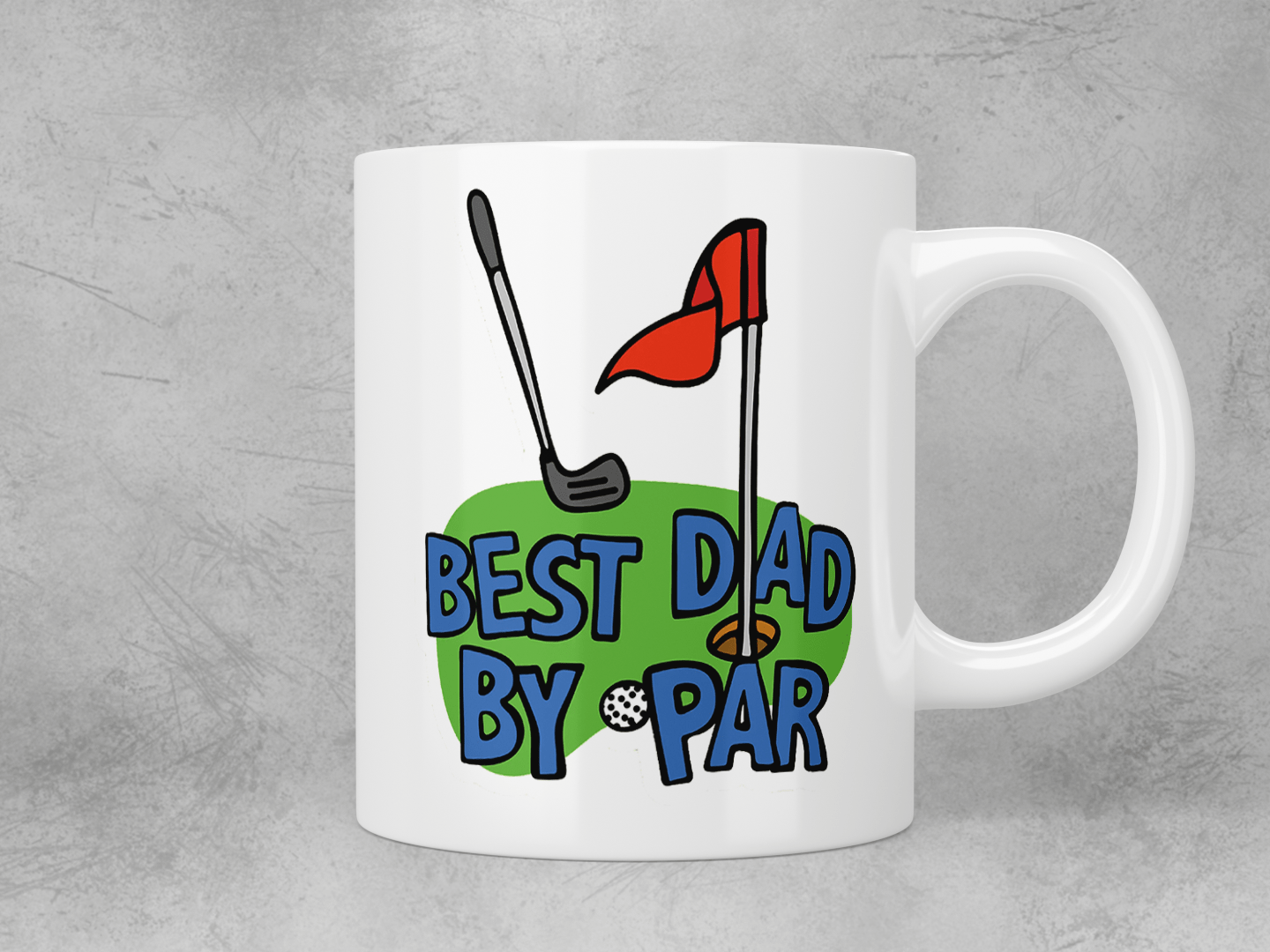 Best Dad by par mug - Jazzy Giraffe Mug