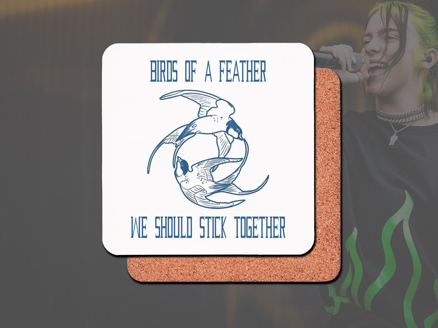 Billie Eilish 'birds of a feather'mug - Jazzy Giraffe Mug