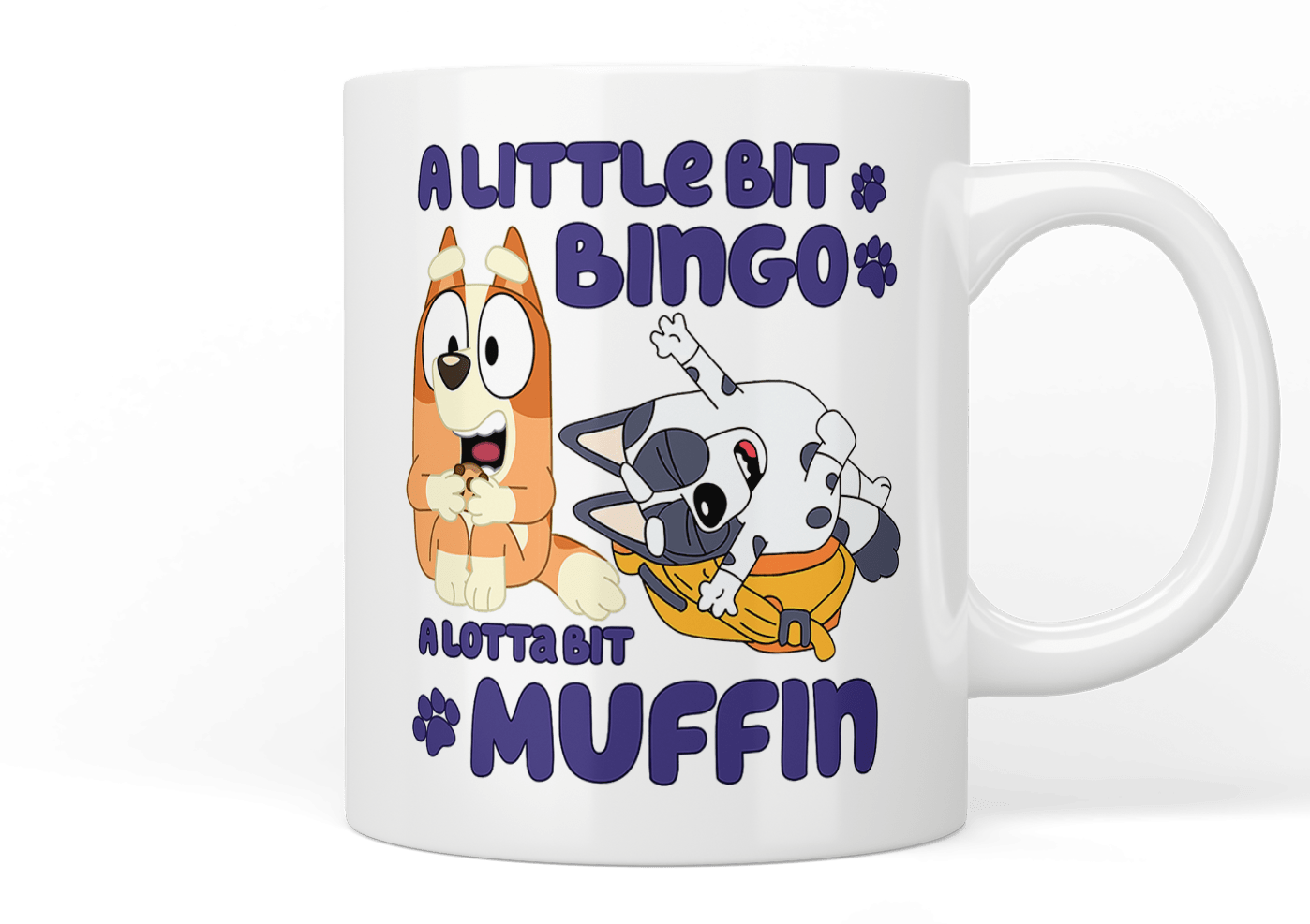 Bluey: A little bit Bingo, alotta bit Muffin mug - Jazzy Giraffe Mug