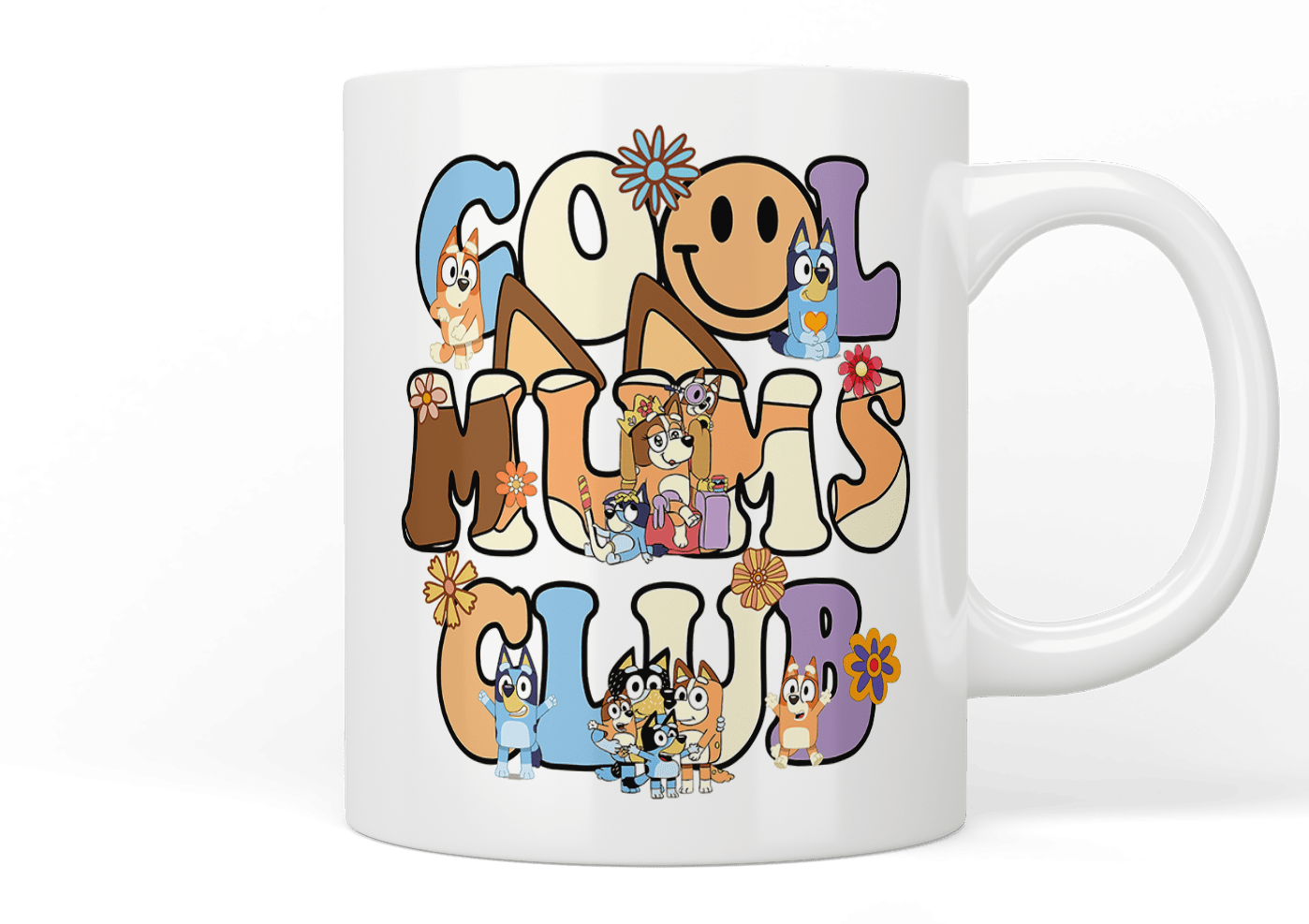 Bluey: Cool Mums club mug - Jazzy Giraffe Mug