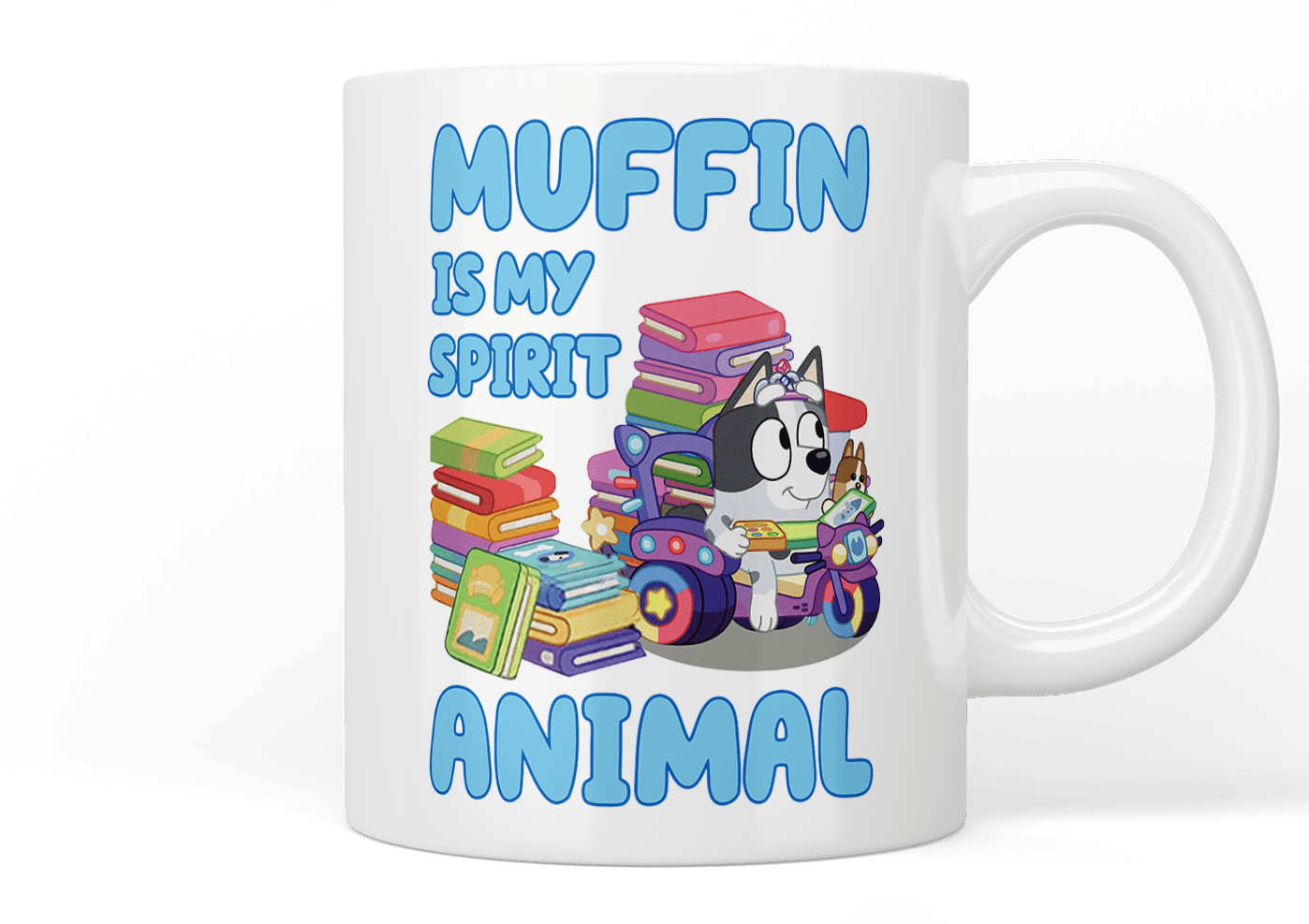 Bluey: Muffin is my spirit animal mug - Jazzy Giraffe Mug
