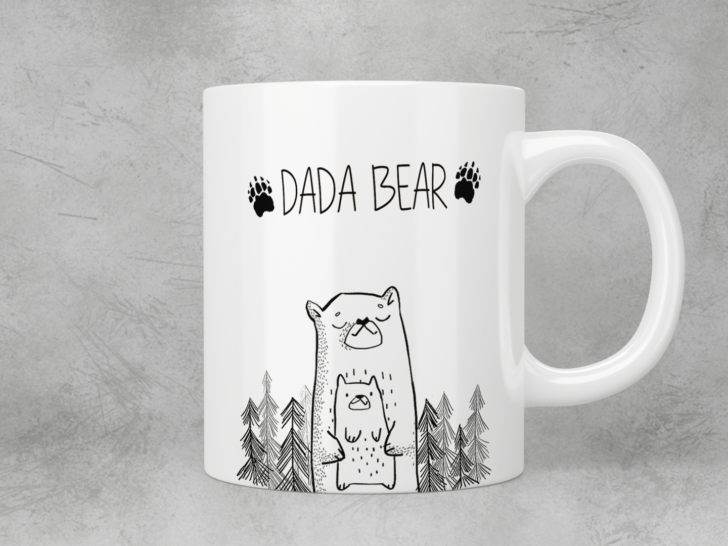 Dada bear mug - Jazzy Giraffe Mug