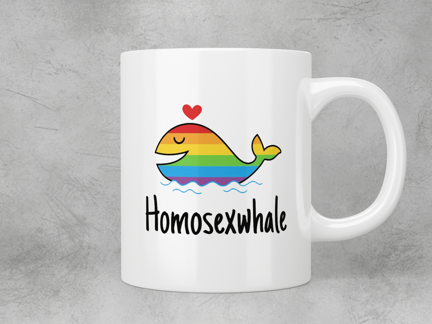 Homosexwhale mug - Jazzy Giraffe Mug