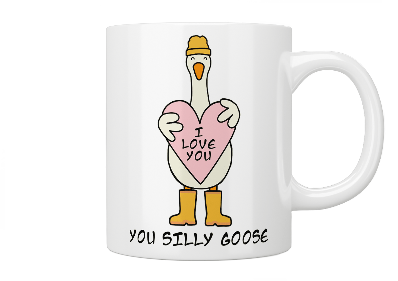I Love You, You Silly Goose Mug - Jazzy Giraffe Mug