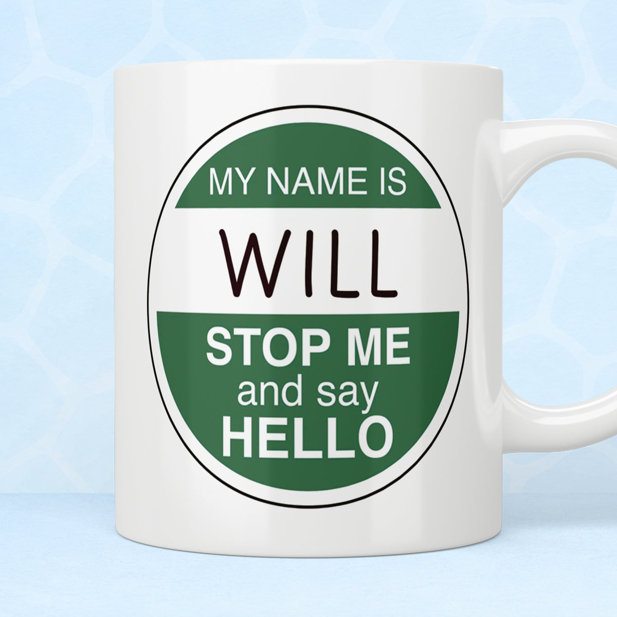 The Inbetweeners Personalised Will Badge Mug