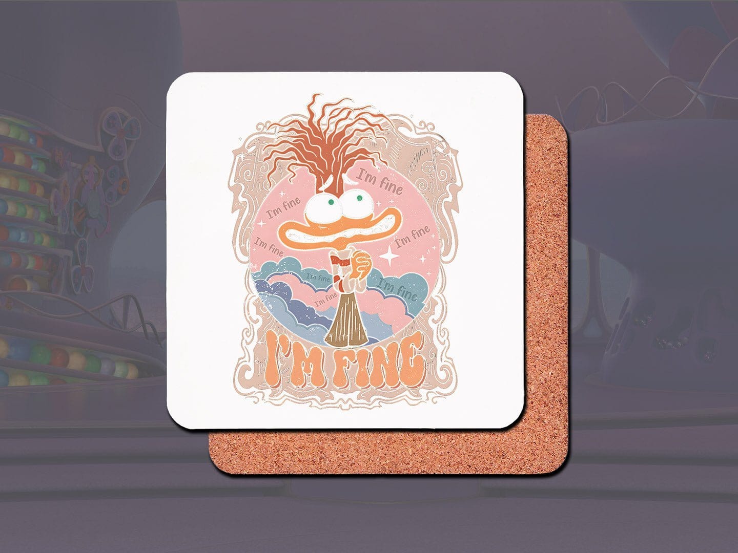 Inside Out: Anxiety "I'm Fine" Mug - Jazzy Giraffe Mug