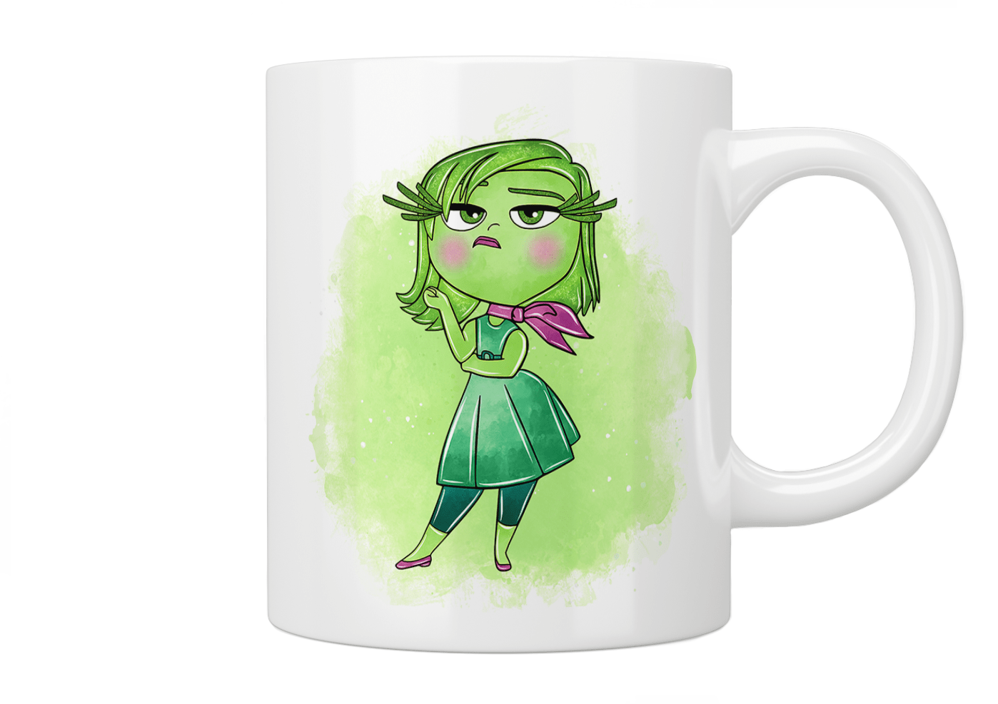 Inside Out: Disgust Mug - Jazzy Giraffe Mug