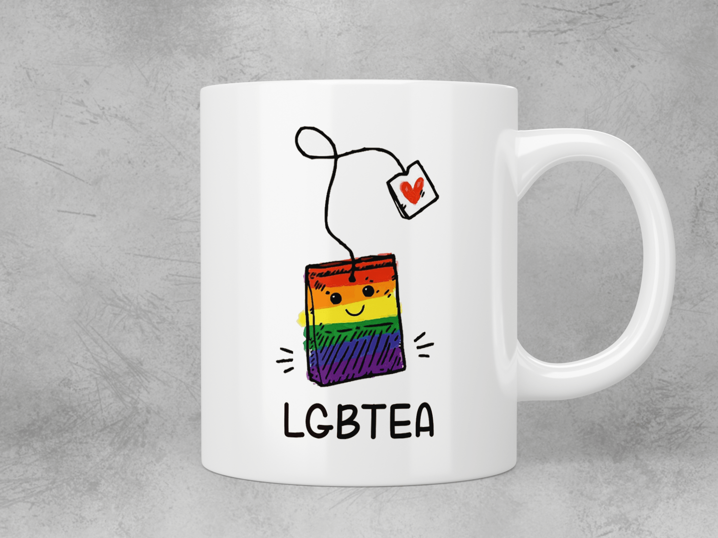 LGBTEA mug - Jazzy Giraffe Mug