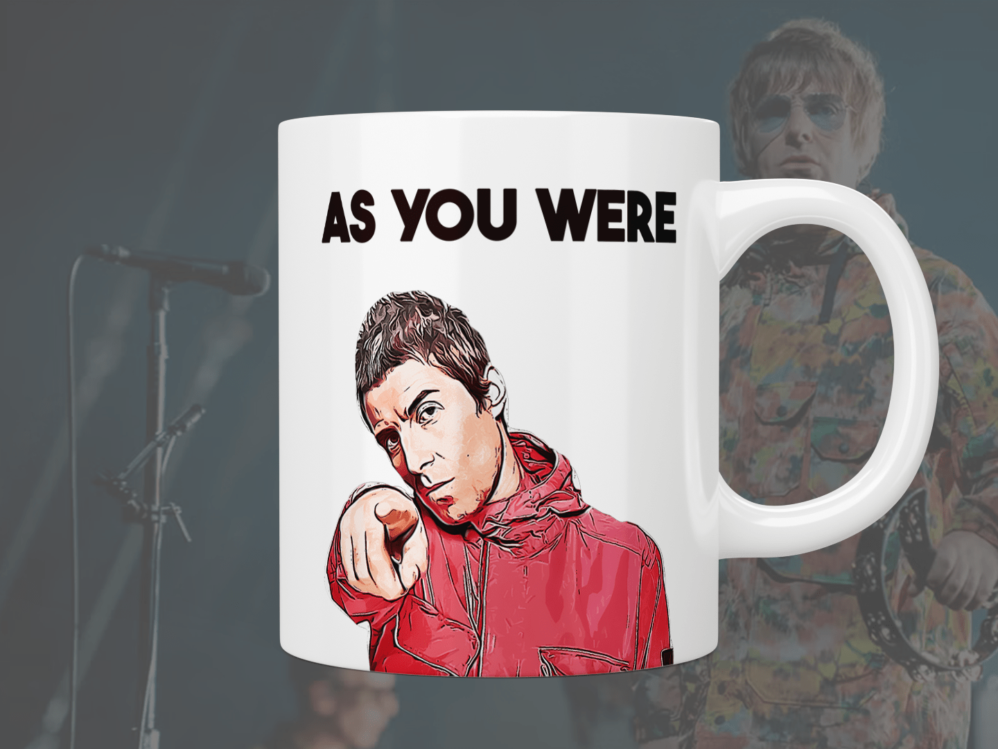 Liam Gallagher “As You Were” mug - Jazzy Giraffe Mug