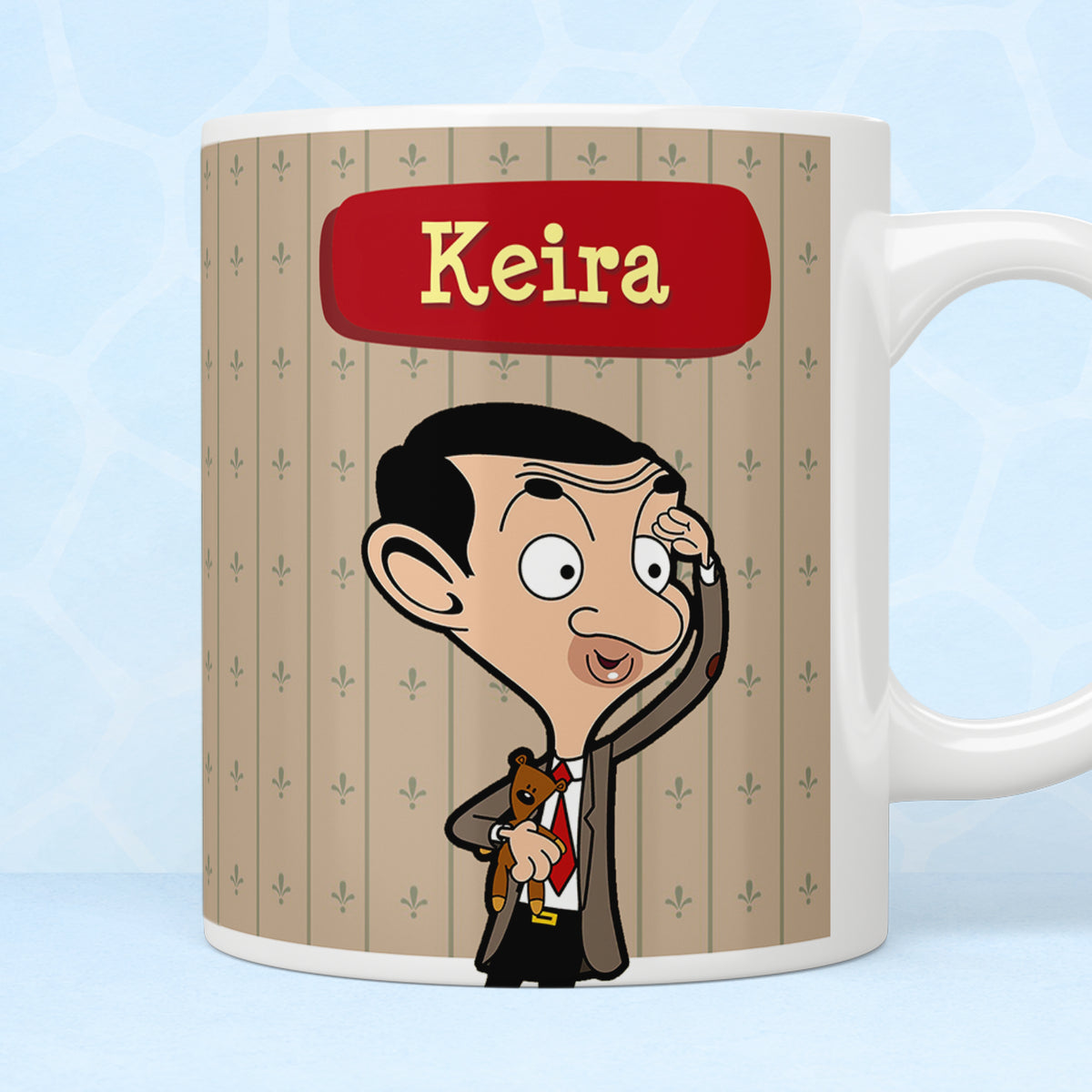 Personalised Mr Bean Mug