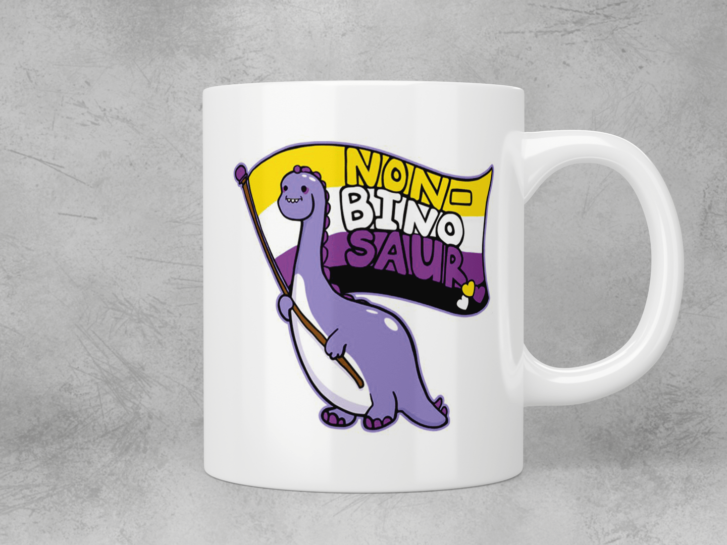 Non-binosaur mug - Jazzy Giraffe Mug