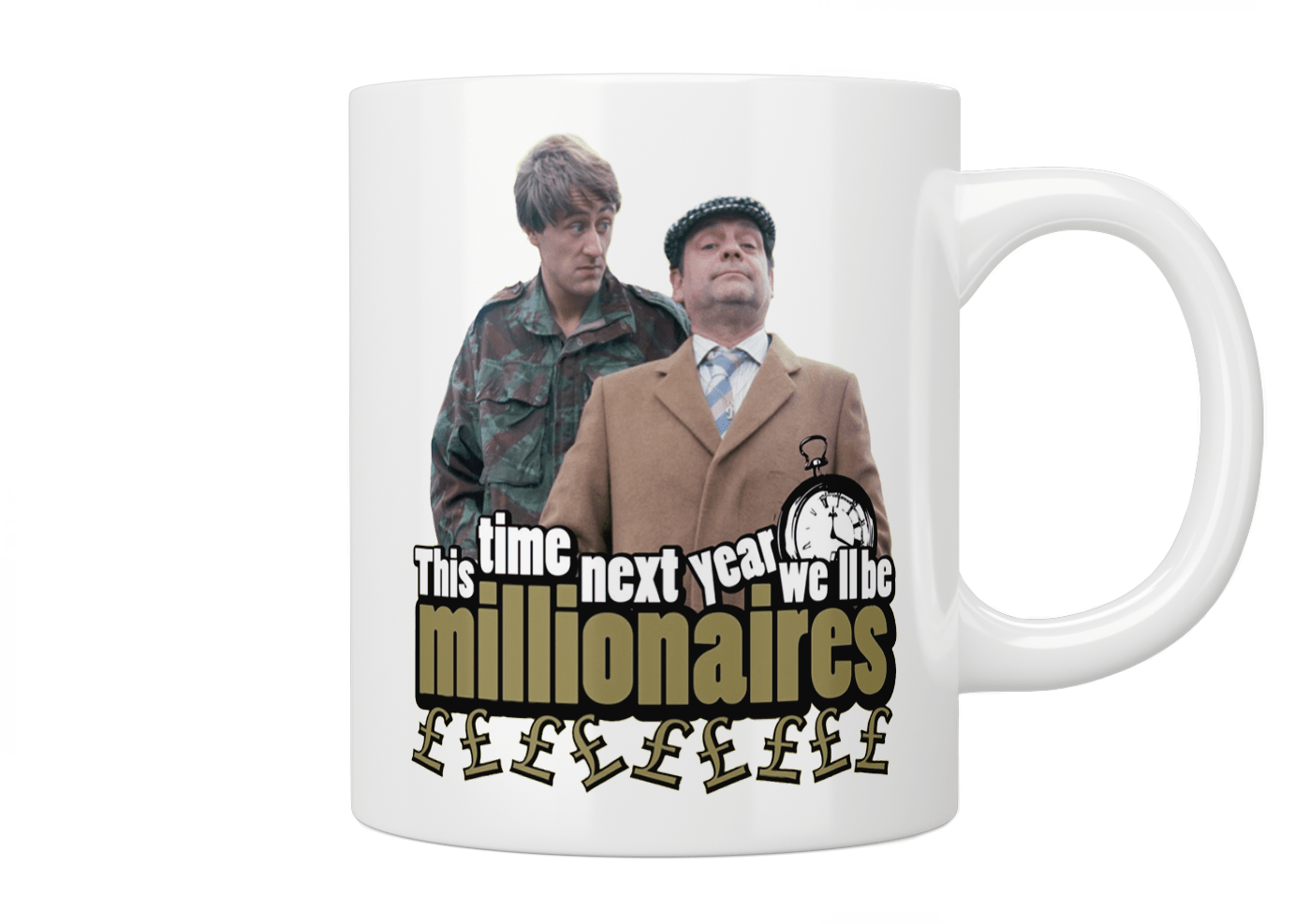 Only Fools And Horses: This Time Next Year We'll Be Millionaires Mug - Jazzy Giraffe Mug