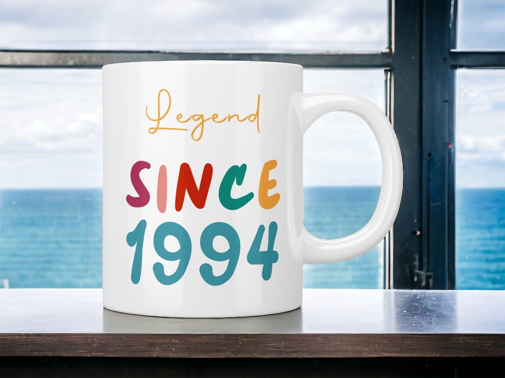 Personalised Legend since mug - Jazzy Giraffe Mug