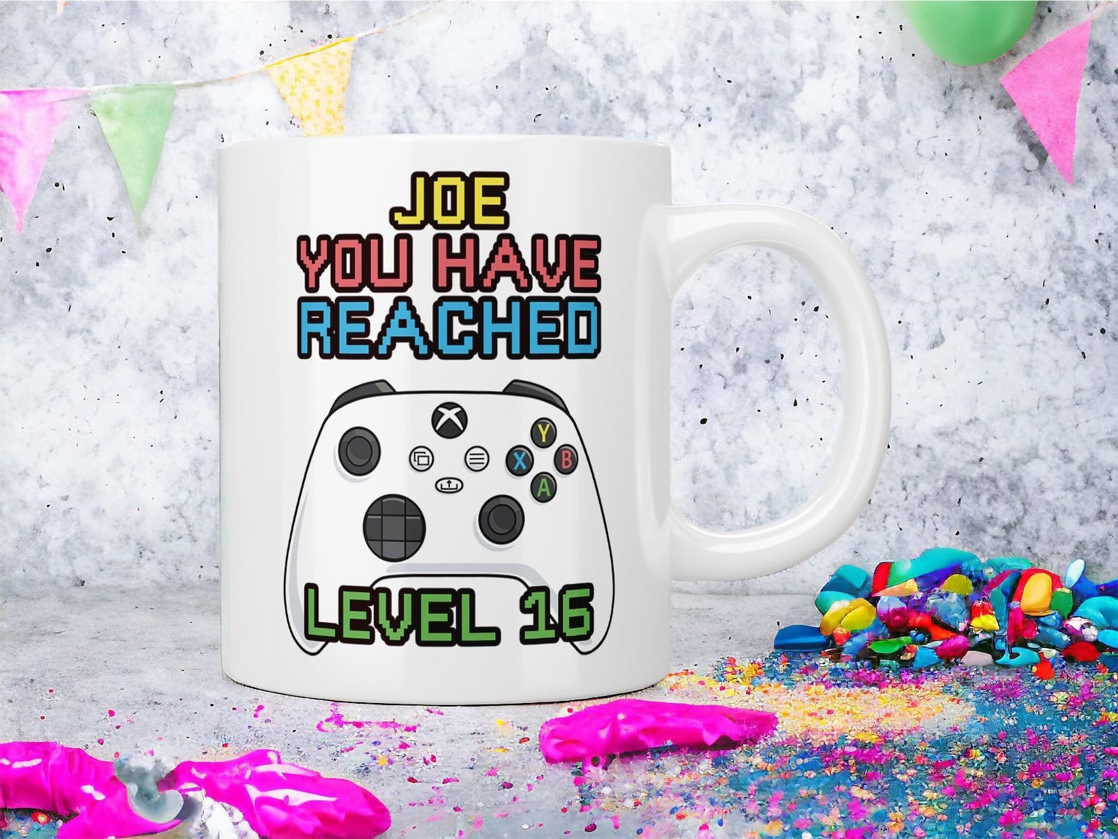 Personalised Xbox gamer Birthday mug - Jazzy Giraffe Mug