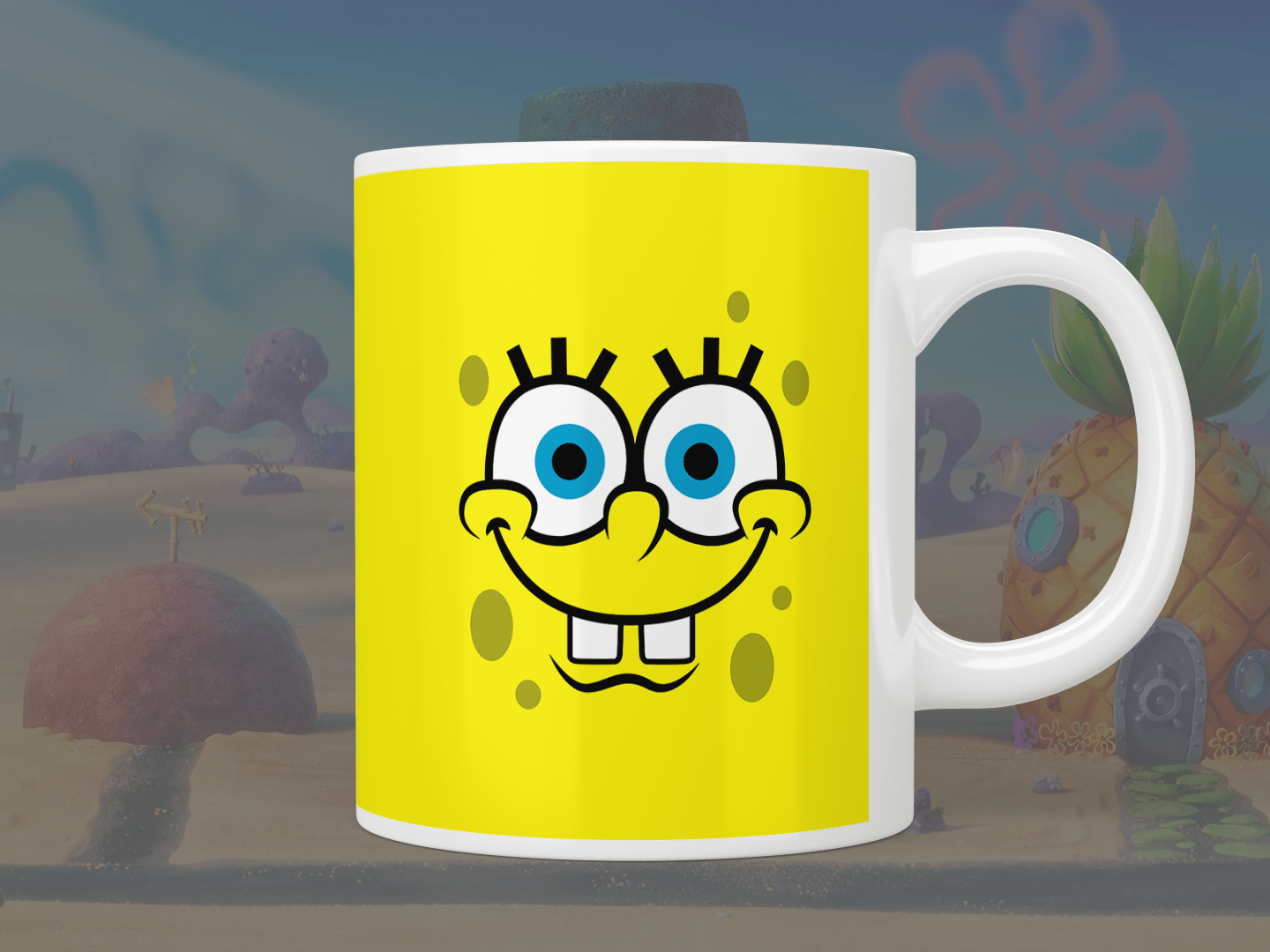 Set of 6 SpongeBob SquarePants mugs - Jazzy Giraffe Mug