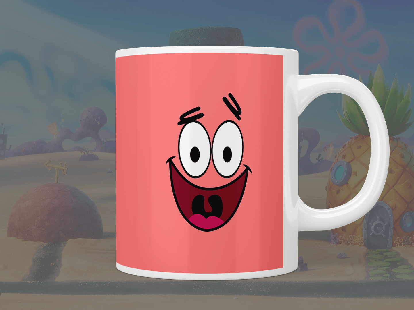 Set of 6 SpongeBob SquarePants mugs - Jazzy Giraffe Mug