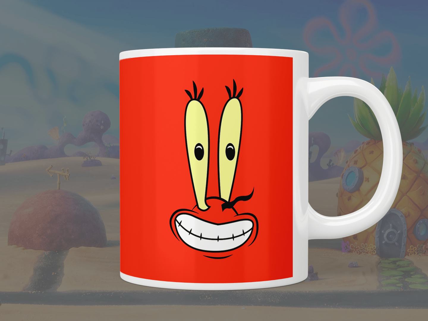 Set of 6 SpongeBob SquarePants mugs - Jazzy Giraffe Mug