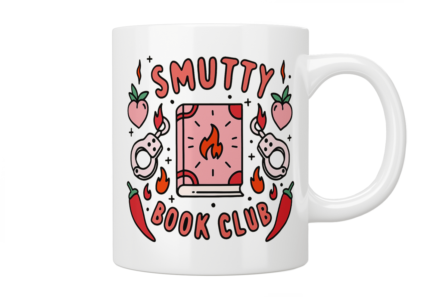 Smutty Book Club Mug - Jazzy Giraffe Mug