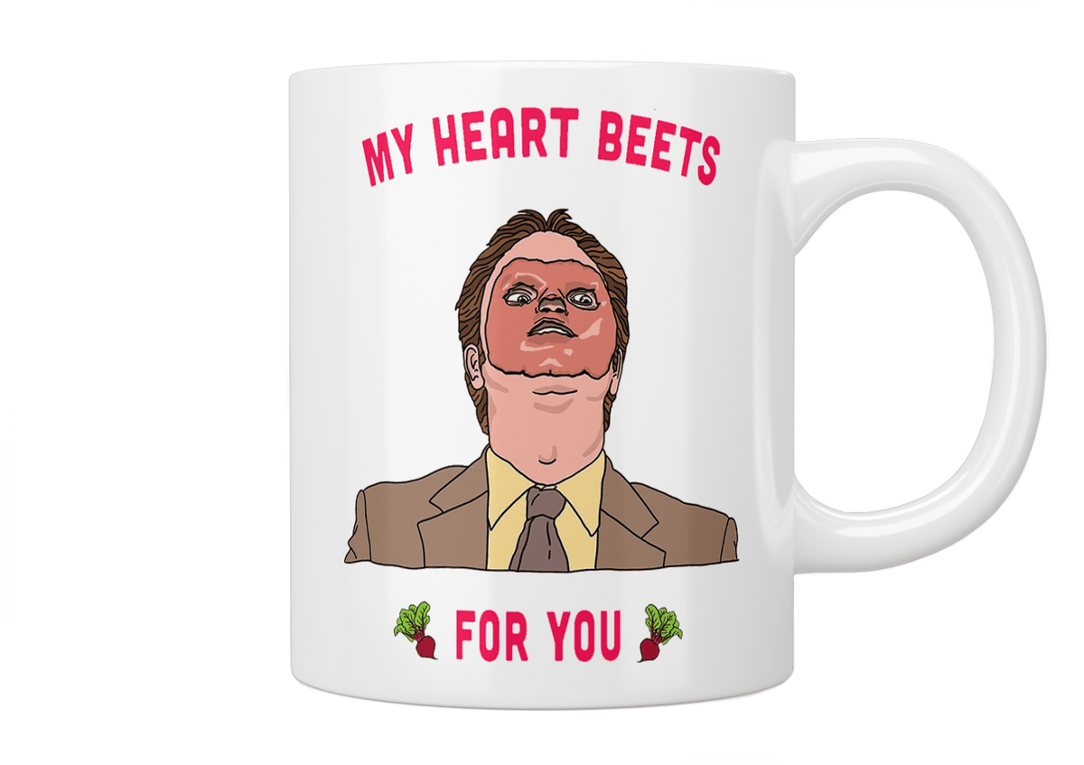 The Office (US): Dwight Schrute - My Hearts Beets For You Mug - Jazzy Giraffe Mug