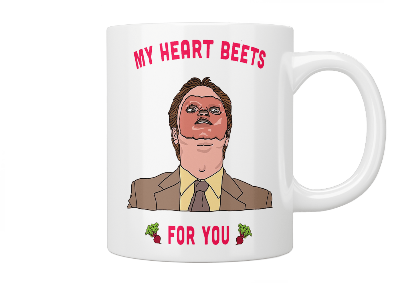 The Office (US): Dwight Schrute - My Hearts Beets For You Mug - Jazzy Giraffe Mug